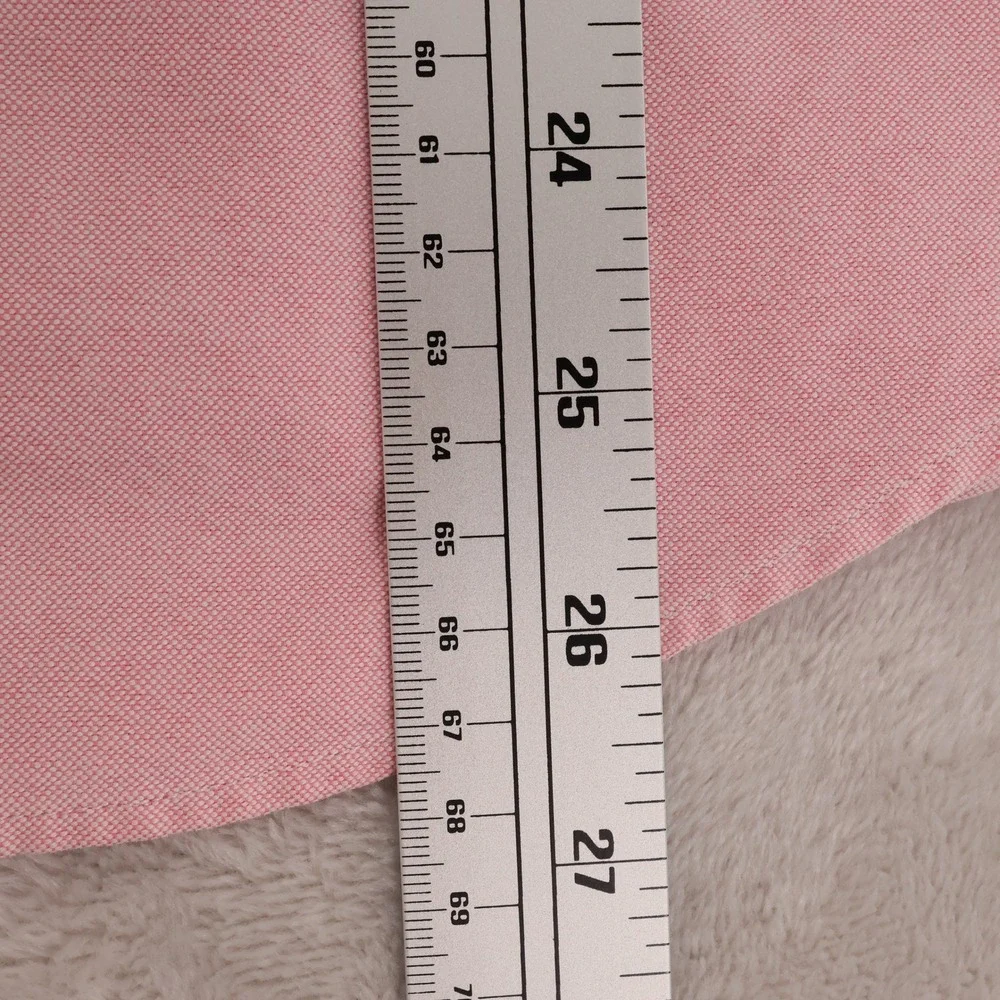 Ralph Lauren Boys Pink Oxford Button Down Shirt Classic Fit Size 16 Long Sleeve